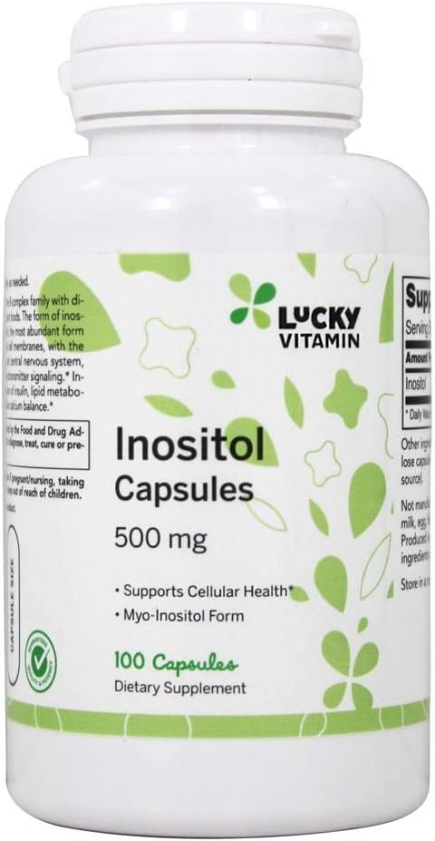 Witamina luklinowa - Inozytol Zdrowie komórkowe 500 mg. - 100 Kapsułki