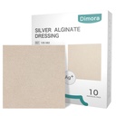 Dimora Upgrade 10 Opakowania Srebrny antybakteryjny ran Alginate ubieranie Pads Antonnon- Stick Steryl Gaze