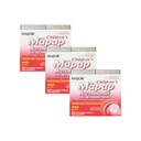 MAJOR Mapap Acetaminofen 160 mg tabletki do rozgryzania i żucia - Reliever Pain / Fever Reducer - Aspirin Free - Ibuprofen Free - dla wieku od 2 do 11- 24 Count (3 Pack)