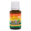 Parada dla zwierząt NaturesPlus Płynna witamina D3 Krople dla dzieci - 400 j.m., 10 ml - Pomarańczowy Flavor - Bone Health & Immune System Supplement - Gluten Free, Wegetarianin - 365 Służenie