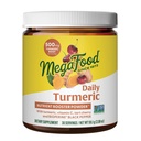 MegaFood Daily Turmeric Nutrigent Booster Powder - Turmeric Supplement - z Black Pepper Extract, Tart Cherry & Witamina C - Wegan - Made Without 9 Food Allergens - 2.08 Oz (30 Servings)