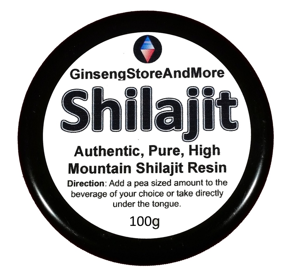1000 Sług Shilajit (100g), Autentyczne, Czyste, Wysokie góry Shilajit Resin 124; Niesamowite źródło kwasu Fulvic, Minerały śladowe, Energia Boost, Wielki dla mężczyzn i kobiet