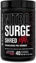 Jacked Factory Nitrosquide Max Precuting - Wysokowydajny termogeniczny proszek do wstępnego treningu dla mężczyzn i kobiet - L Cytrulina, Acetyl L Karnityna, Kofeina organiczna - 40 Słupki, Brzoskwinia arbuzowa