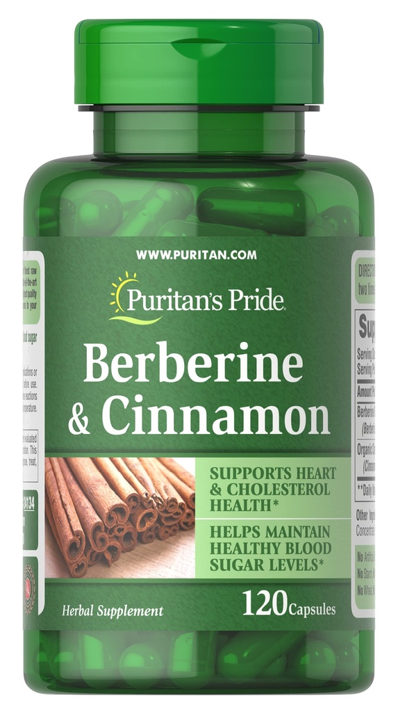 Puritan 's Pride Berberine i Cynamon