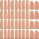 ANCIRS Gel Finger Support Protector Rękawice, Gel Finger Kołnierze / Pokrywy - różne rozmiary Silikon Findertips for Hands Cracking, Eczema Skóra (40szt)