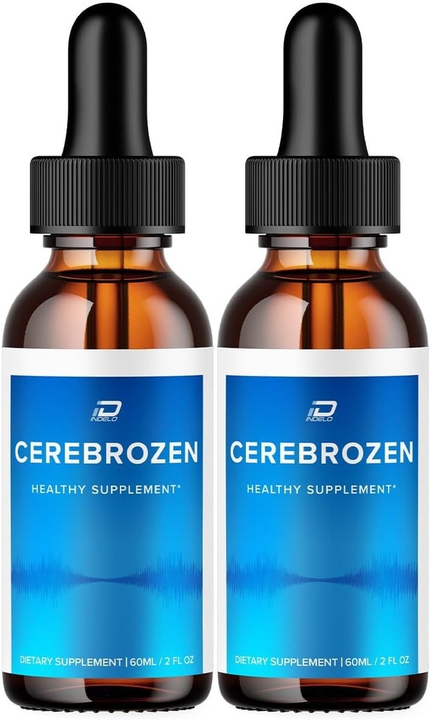 Cerebrozen Tinnitus Ear Drops - Cerebrozen 24, Cerebrozen Liquid Drops, Cerebrozen Recenzje, Cerebrozen Drops for Ear Relief (2 Pack - 120 ML)