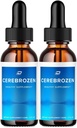 Cerebrozen Tinnitus Ear Drops - Cerebrozen 24, Cerebrozen Liquid Drops, Cerebrozen Recenzje, Cerebrozen Drops for Ear Relief (2 Pack - 120 ML)