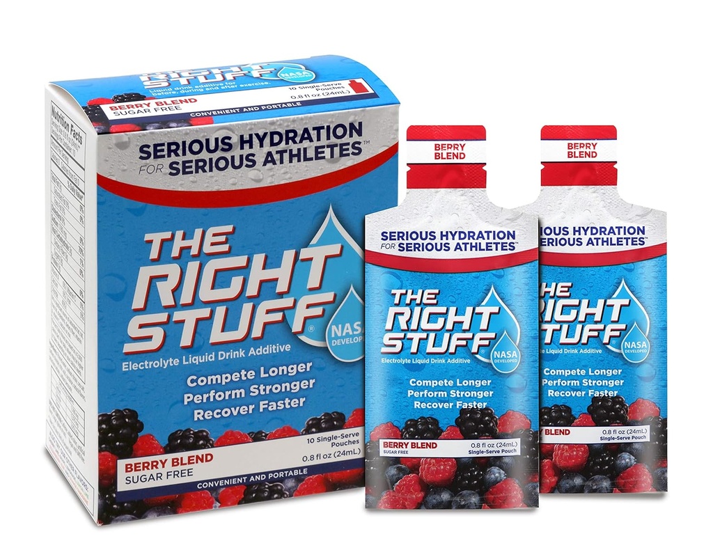 Prawe rzeczy Electrolyte Drink Koncentrat - 10 Pudełko Pouch - Berry Blend