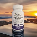 Avani Health - Zylaria Plus Sleep Support - ZZz Sleep Aid and Adrenal Fatigue Supplement - Fall Asleep szybciej i obudzić mniej w ciągu nocy + 20: 1 Valerian Root Extract - 60 Kapsułki wegańskie