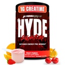 PROSUPPS Hyde Signature PreWorkout Powder with Creapine, Beta Alanine & Cafeline - Performance, Energy & Endurance - Clean Fitness & Gym Supplements for Men & Women (Fruit Punch, 60 Servings)