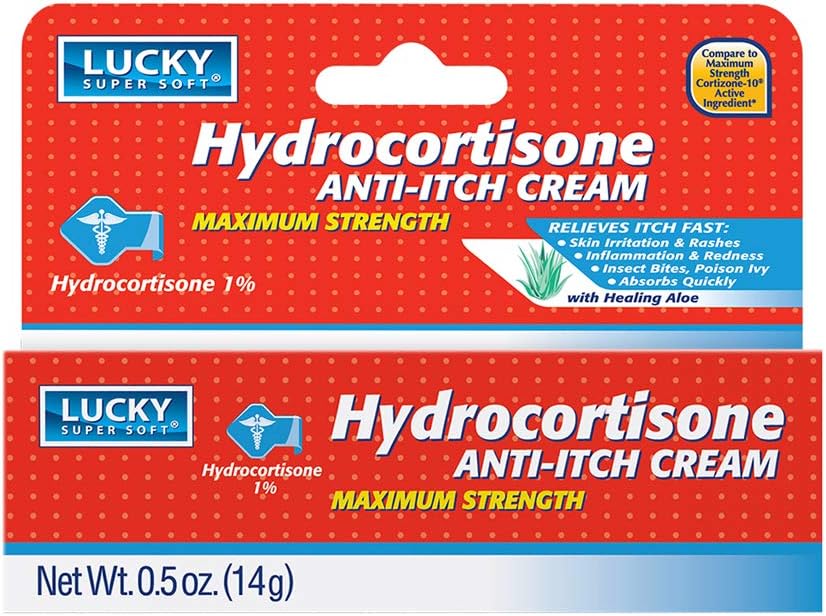 Lucky Super Soft Hydrokortyzon, Anti-Itch Creme, 0.5 unce