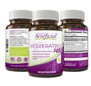 Bezwzględnie korzystne RESVERATROL1450- 90dni dostaw, 1450mg na serwowanie mocnych przeciwutleniaczy i trans- resweratrol, Promotes Anti- Aging, Wsparcie sercowo-naczyniowe, Maksymalne korzyści (1 butelka)
