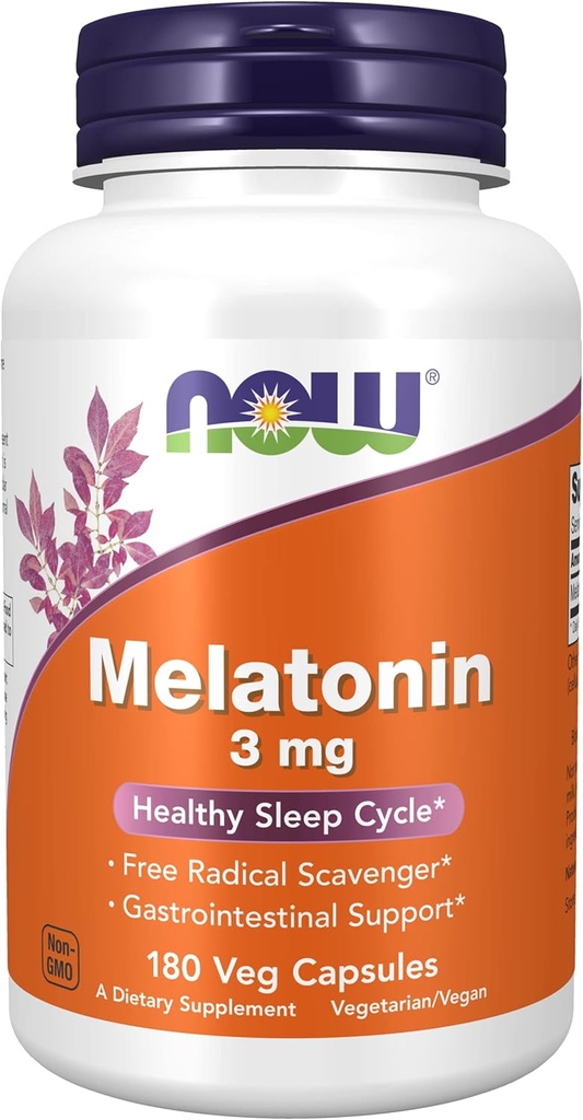Melatonina 3 mg 180 kapsułek (opakowanie po 2)