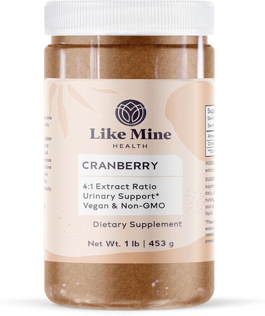 Podobnie jak w Mine Cranberry Extract Powder (1 lb) Vegan & Non-GMO, 4: 1 Extract ratio