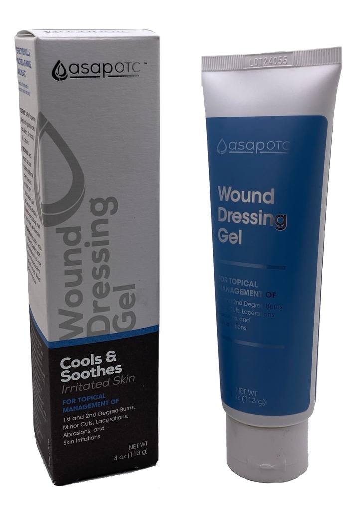 ASAP pozagiełdowy opatrunek żel przez American Biotech Labs 124; SilverSol Ag British 24 ppm Healing & Soothing Gel
