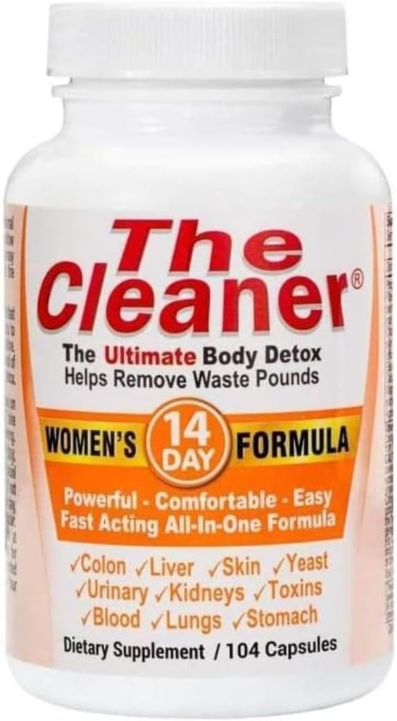 The Cleaner Women 's 14 _ Day Formula Supplement, 104 Kapsułki, Potężny, Komfortowy, Łatwy i Szybkie aktorskie Formuła