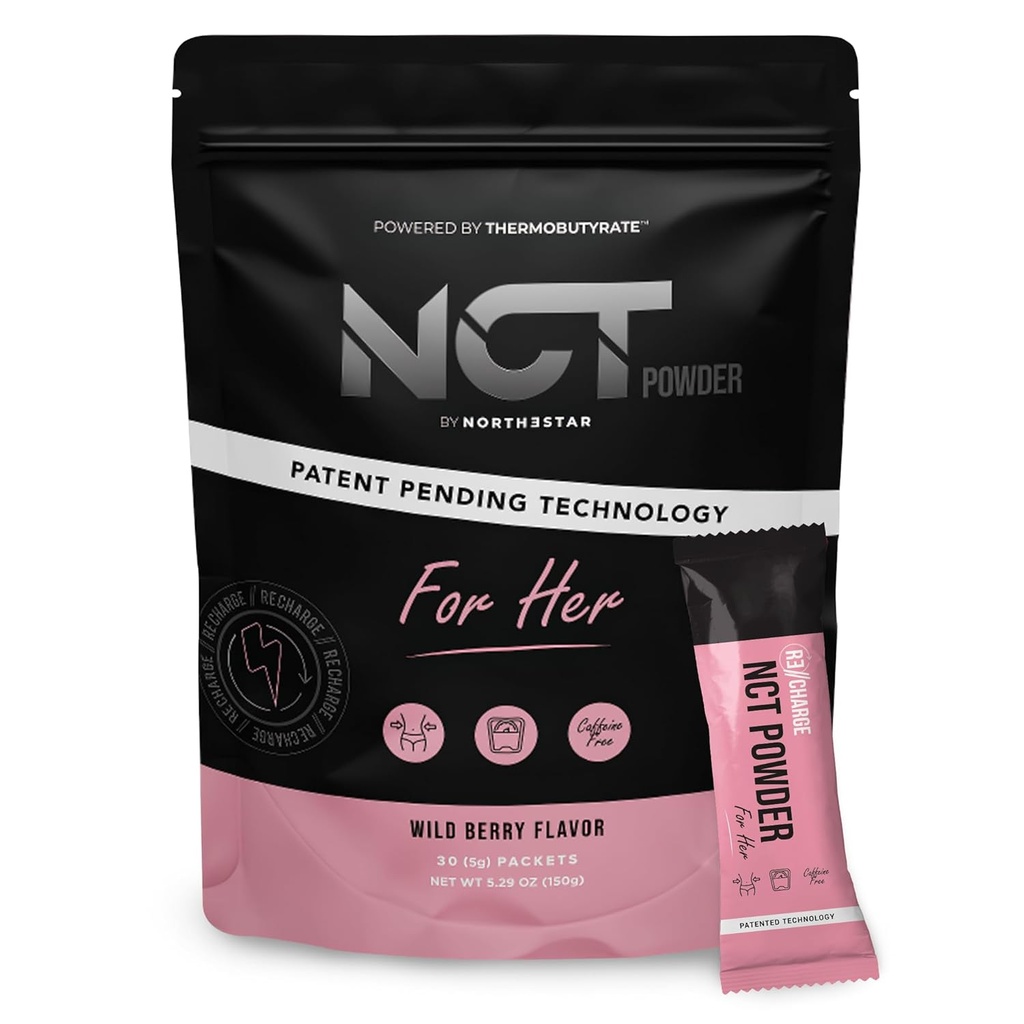 NCT Proszek przez Northestar - Dla niej, Wild Berry Flavor (30 Pakiety)