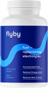 Flyby Electrolyte Replacement Tablets - Pigułki & Kapsułki do szybkiego nawodnienia, Odzyskiwanie, Keto & Krampy - Salty, Magnez, Potas, Sodu - Paleo, Keto & Vegan Friendly - 100 Kapsułki