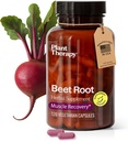 Plant Therapy Beet Kapsułki korzeniowe produkowane w USA 4 Miesiące Supply Boosts Stamina, Fights Fatigue, Wielki dla Odzyskiwania Mięśnie i Kardiologii Suplementy zdrowia dla kobiet i mężczyzn 120 Kapsułki wegetariańskie