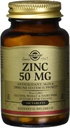 Solgar Cynk 50 Mg, 100 Tablets - Cynk do zdrowej skóry, System immunologiczny i przeciwutleniacz Wsparcie - 100 Służenia, 100 Liczenie (Opakowanie po 12)