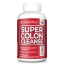 Zdrowie Plus Super Colon Cleanse 120 Day Supply of Gentle Gut Cleanse Detox, Pyllium Husk, Probiotyki dla Zaparcia Relief & Pomocnicze, 480 Kapsułki