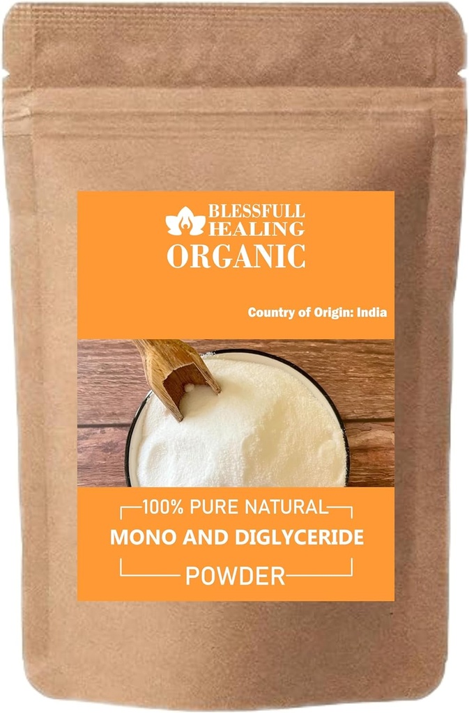 Organiczny Mono i Digliceride proszek 100% Czysty naturalny 100 Gram / 3.52 oz