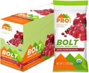 PROBAR - BOLT Organic Energy Chews, Pomegranat żurawinowy, Non-GMO, Gluten- Free, USDA Certified Organic, Zdrowy, Natural Energy, Gummies Fast Fuel z witamin B & C (12 Count)