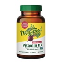 MegaFood Witamina D3 2000 IU (50 mcg) - Suplementy witaminy D z prawdziwą żywnością, Wsparcie immunologiczne, Wsparcie kości, Zęby i mięśnie, Wegetarianin, Certified Non-GMO, Kosher - 90 Tablets, 90 Servings