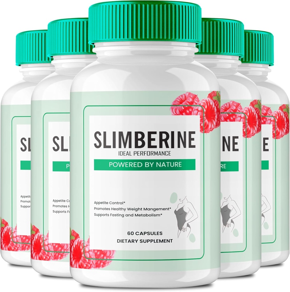 Slimberine Keto kapsułki, Slimberine Advanced Formula Pills - Maksymalna moc, Slimberine All Natural Keto Pills, Slimberine kapsułki, Slimberine Oficjalne Opinie Formuły Pills (5 Pack)