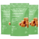 Świętuj Witaminy Bariatryczne 500 mg Wapnia Cytrate Soft Chews z 500 IU Witamina D3 - Zasadnicze dla pacjentów Gastric Bypass & Bone Health - Cukier & Gluten Free, Karmel (270 Chews)