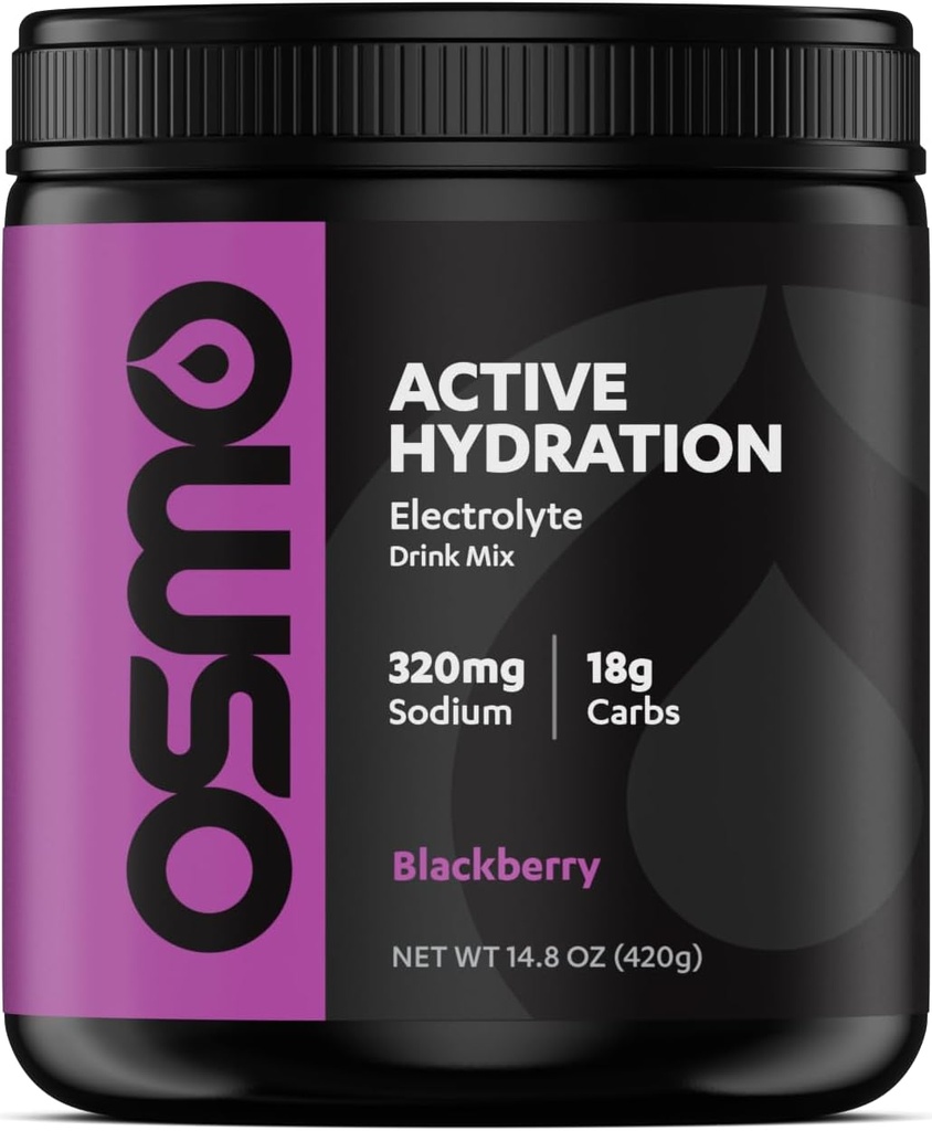Osmo Aktywny Hydration Electrolyte Powder (20 Słupy) - Obejmuje Sodu, Magnezu, Potas, Węglowodory i Witaminy, Cukier trzcinowy - Wszystkie naturalne składniki, 3X Szybsze Hydration, Zwiększa moc i wytrzymałość