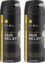 TIDL Cryoterapia Pain Relief Spray, 3 Oz (Pack of 2) Ukierunkowany ból szyi, Joint & Muscle Pain Relief z organicznym, Plant- Based Menthol, Natychmiastowe chłodzenie dla zapalenia stawów, pleców i kolana ból