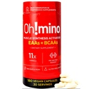 Mino Essential Amino Acids Supplement. Kapsułki z kofeiną. Wszystkie 9 EAA, BCAA i The Perfect Amino na treningi, Amino Energy, i budować mięśnie i odzyskać szybciej.