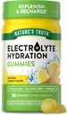 Nature 's Truth Electrolyte Gummies for Hydration Agregat 124; 30 Count Agregat 124; Vegan, Non-GMO & Gluten Free Supplement Agregat 124; Lemon Flavor