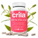 Crila Health Menopauza Suplementy dla Kobiet - 60 Ct. I Nocne poty i Gorące błyski Menopauza Relief dla Kobiet bez estrogenu, Naturalne składniki, Redukcja nastroju Swings, Zmęczenie i wzdęcia *