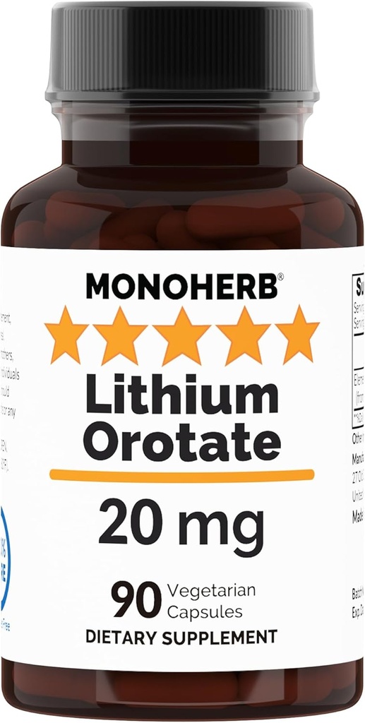 Lit Orot 20 mg Lit pierwiastkowy na kapsułkę - 90 Kapsułki wegetariańskie
