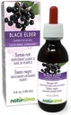 Naturalma Black Elder (Sambucus nigra) Kwiat (Elderflower) i Owoce (Elderberry) Bezalkoholowe nalewka - 4 fl Oz Liquid Extract in Drops - Suplement ziołowy - Wegan