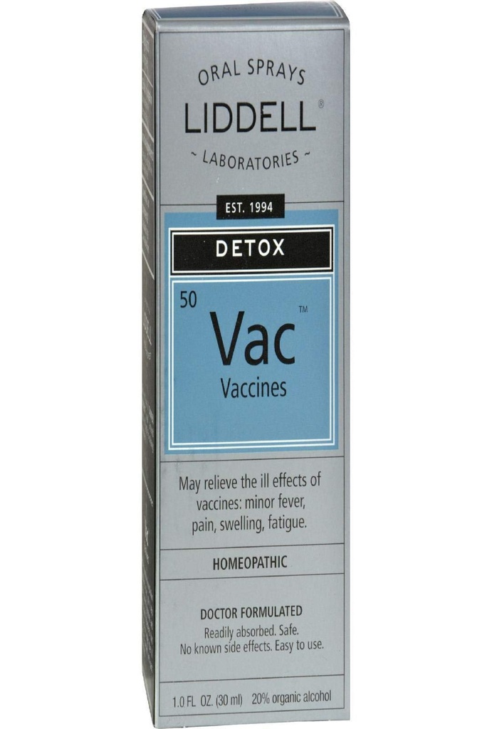 Liddell Homeopatic Vaccine Detox Oral Drops - 1 Oz