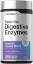 Horbäach Essential Digestive Enzymes 124; 250 Kapsułek Equipment 124; Silny mieszanka enzymu dla mężczyzn i kobiet 124; Nie-GMO & gluten