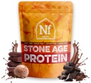Nutra Farms Stone Age Białko białko 124; Białko białko białe bez glutenu proszek 124; Białko jaja proszek 124; Bezmleczne nabiałowe, Bezcukrowe & Przyjazne dla gut 124; Czekolada, 2 funtów
