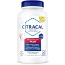 Citracal Maximum Plus, 650 mg wapnia Citrate, łatwo wchłaniany i wysoce rozpuszczalny z 25 μg (1000 j.m.) Witaminy D3, Bone Health Support, suplement wapnia w wieku 12 +, 120 Count (Packaging May Vary)