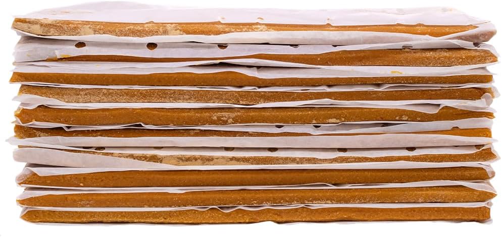 VILLAGE GIFT IMPORTERS Pollen Patties for Beekeeping 124; 15% Natural Pollen, 15,5% Protein Amend124; Balanced Nutrition Amendings 124; Supplemental Hive Food Amend124; Improves Colony Health (Ten Pack)