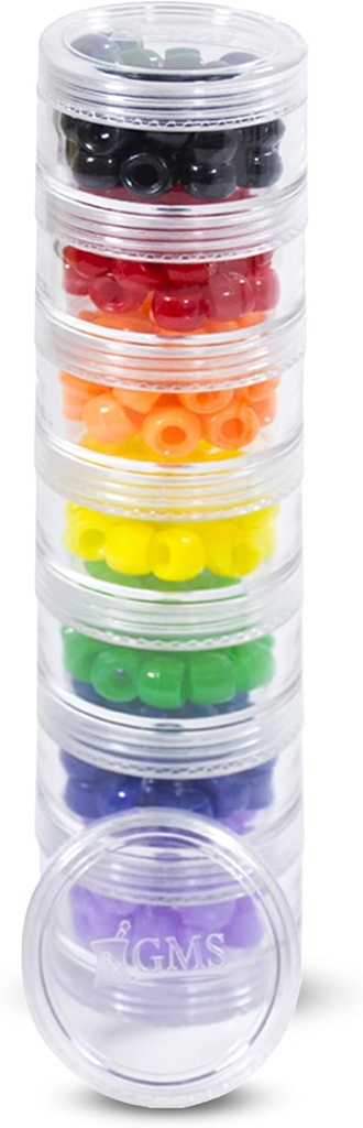 7 Day Medicine Pill Organizer - Stackable Pill Box - Pasuje do małych tabletek i suplementów witaminy - Keep your Daily & Weekly Medicine zorganizowany w jednym miejscu - Małe - Jasne