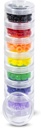 7 Day Medicine Pill Organizer - Stackable Pill Box - Pasuje do małych tabletek i suplementów witaminy - Keep your Daily & Weekly Medicine zorganizowany w jednym miejscu - Małe - Jasne