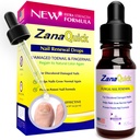 ZanaQuick Dodatkowa siła paznokci paznokci i paznokci naprawy krople - Nail Care Odnowa dla grubych, Uszkodzone i odbarwione paznokcie - 1 Pack, 0.50 fl oz