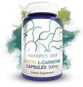 Nootropics Depot Acetyl L- Karnityna Kapsułki 124; 500 mg 124; 90 Hrabia 124; HCL Formularz 124; Suplement energetyczny 124; Wspomaga Mitochondrial Function 124; ALCAR HCL