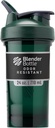 BlenderBottle Shaker Butelka Pro Series Perfect for Protein Shakes and Pre Workout, 24- Ounce, Green