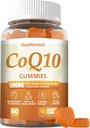 1 Opakowanie 500MG Coq10 Gumiaki - 3X Lepsze wchłanianie, Plus Omega-3, Magnez, Witamina B3 i Cynk - Koenzym Q10 Suplementy do Zdrowia Serca, Energia komórkowa i Przeciwutleniacz, Wegan, 60 Liczby