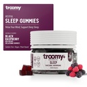 Troomy Sleep Reishi + Melatonina Wielki Degustacja Gummies Grzyb - Obsługuje Restful Sleep - Czarny Malina - 30 Hrabia