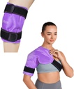 RevIX Pack Ice Knee dla urazów wielokrotnego użytku i żel Ice Wrap dla rażenia bólu łopatki